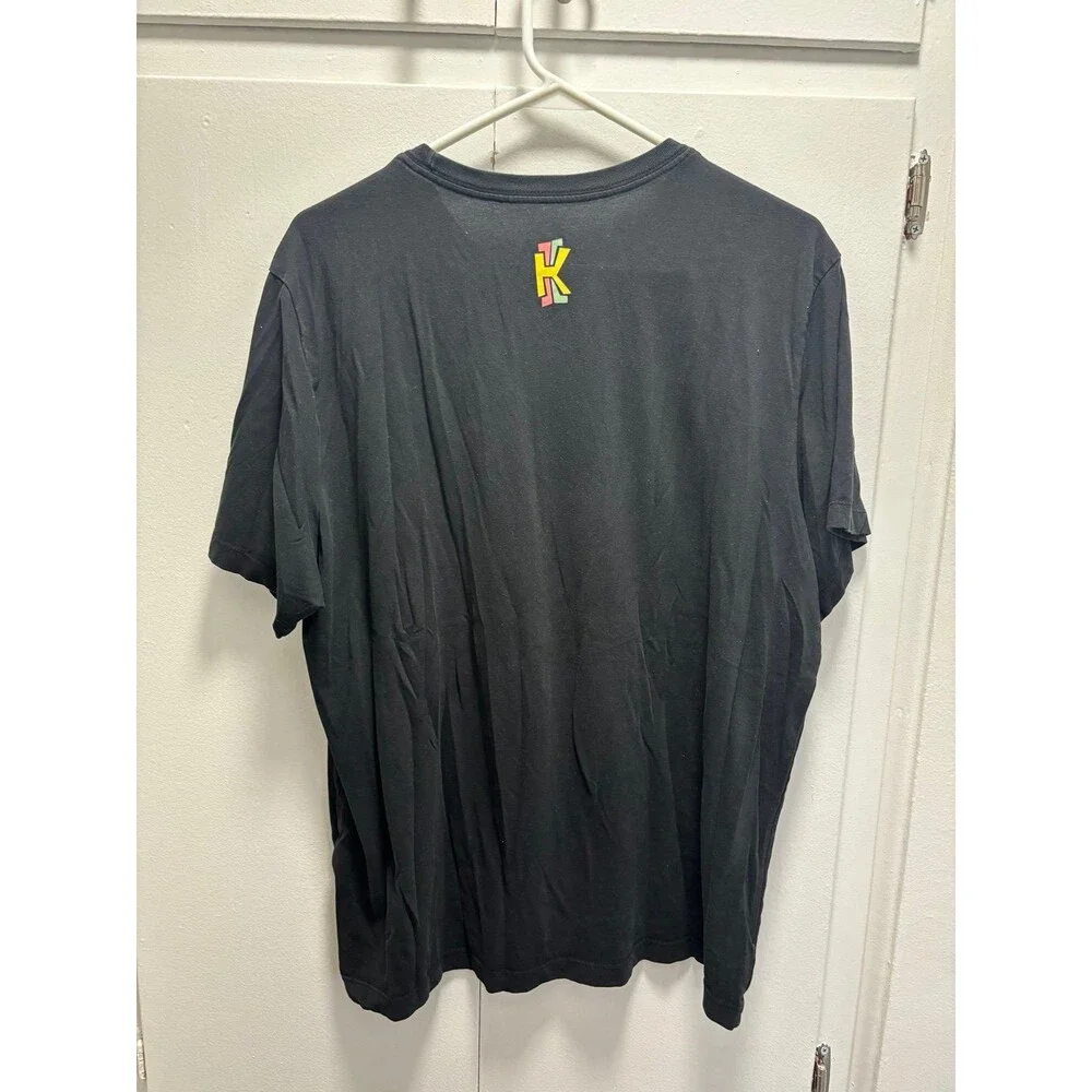 Nike Kyrie Irving x Spongebob Dri-Fit T-Shirt Mens Size XL Black Graphic Tee